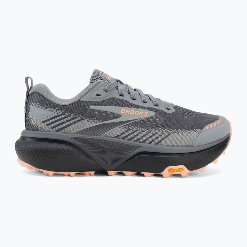 Кросівки для бігу жіночі Brooks Cascadia 20 grey/grey/peach 2