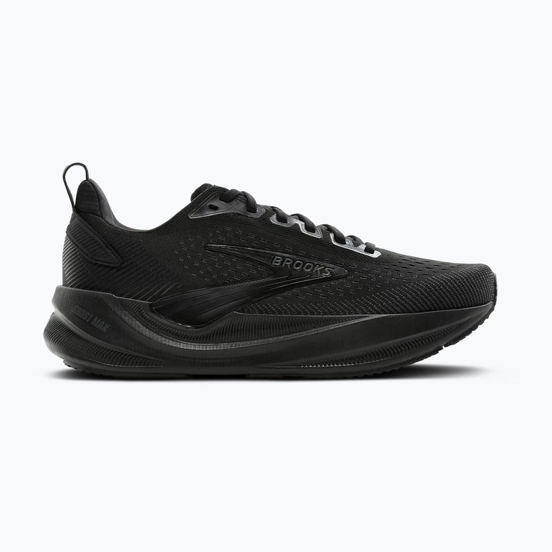 Кросівки для бігу чоловічі Brooks Ghost Max 4 black/black/ebony 2