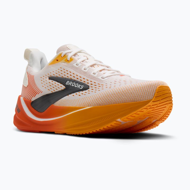 Кросівки для бігу чоловічі Brooks Ghost Max 4 white/orange/red
