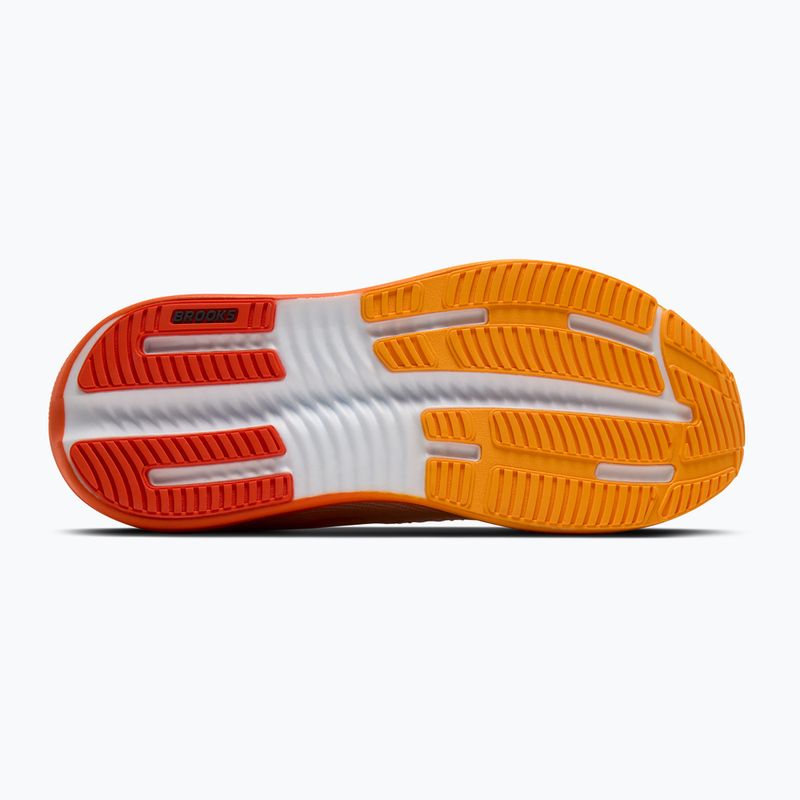 Кросівки для бігу чоловічі Brooks Ghost Max 4 white/orange/red 4