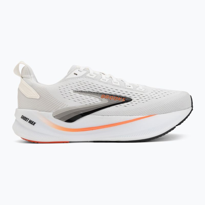 Кросівки для бігу чоловічі Brooks Ghost Max 4 white/red/black 2