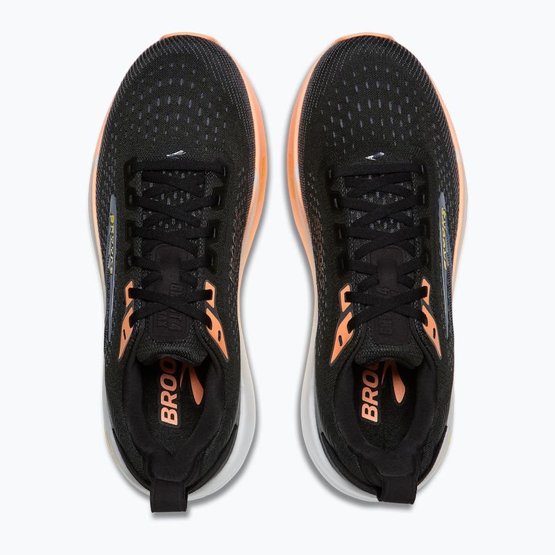 Кросівки для бігу жіночі Brooks Ghost Max 4 black/folkstone/cyber peach 5