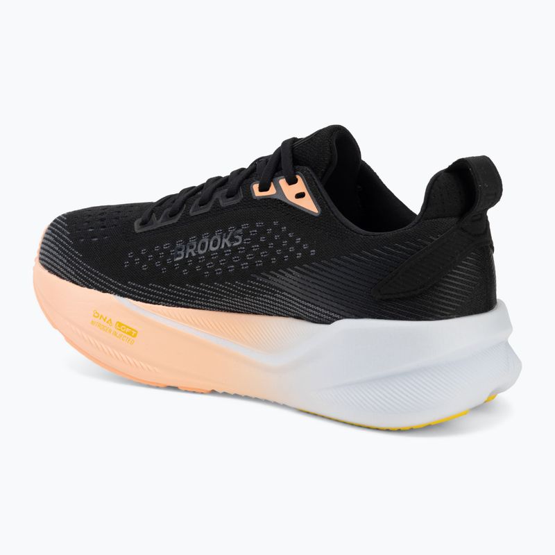 Кросівки для бігу жіночі Brooks Ghost Max 4 black/folkstone/cyber peach 3