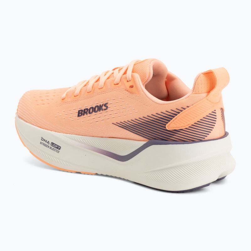 Кросівки для бігу жіночі Brooks Ghost Max 4 cyber peach/grape/bluewash 3