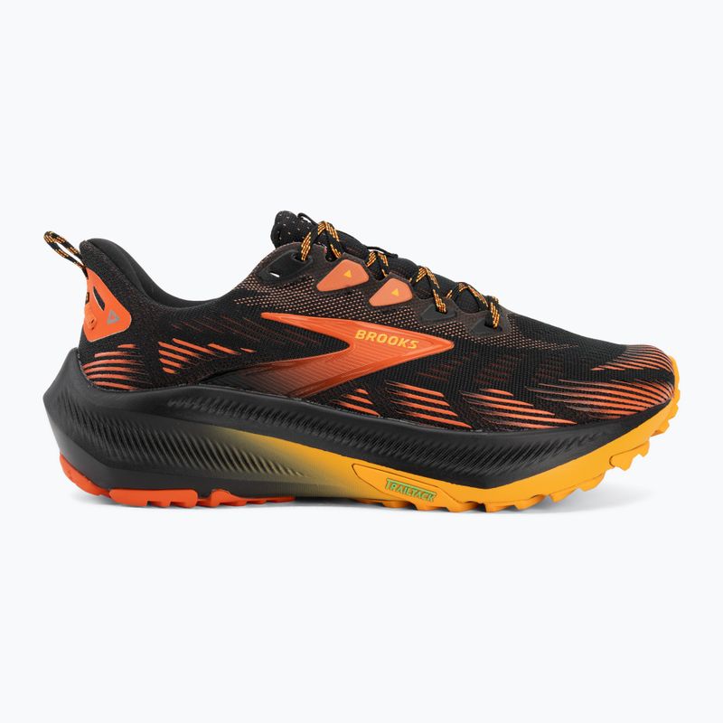 Кросівки для бігу чоловічі Brooks Ghost Trail black/red/orange 2