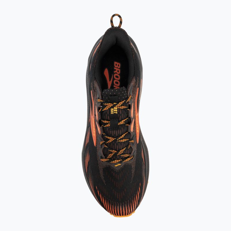Кросівки для бігу чоловічі Brooks Ghost Trail black/red/orange 5