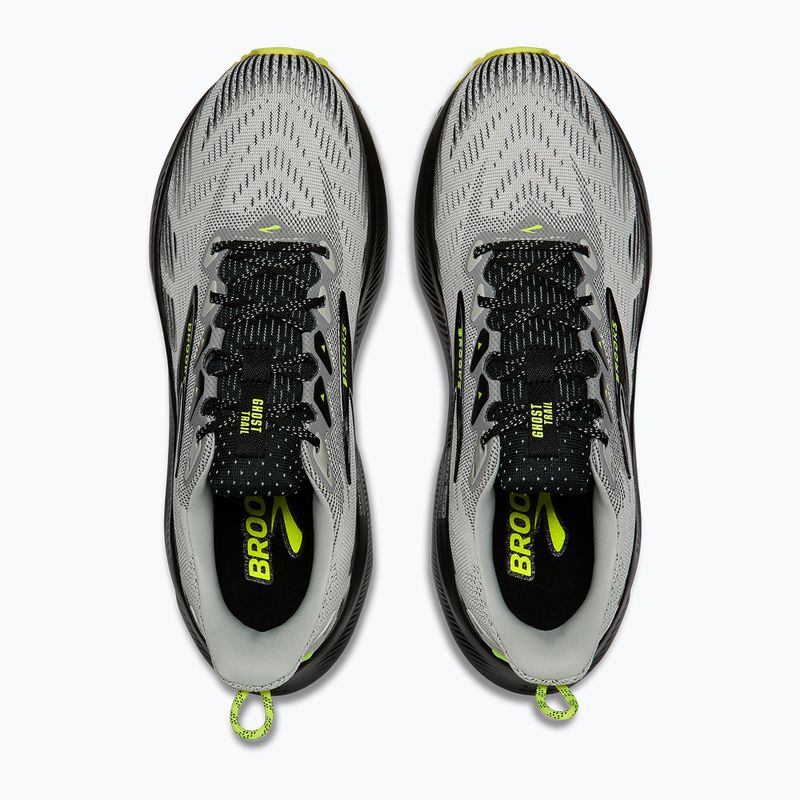 Кросівки для бігу чоловічі Brooks Ghost Trail grey/black/nightlife 5