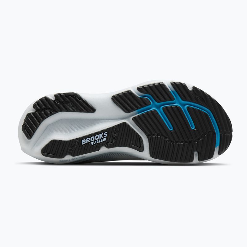 Кросівки для бігу чоловічі Brooks Glycerin 23 white/rain/baltic sea 4