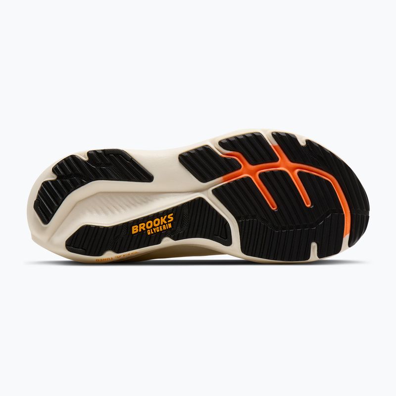 Кросівки для бігу чоловічі Brooks Glycerin 23 arctic wolf/angora/orange 4