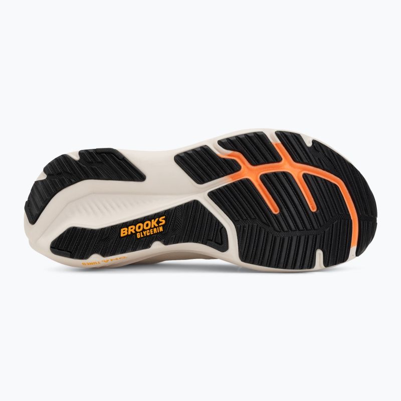 Кросівки для бігу чоловічі Brooks Glycerin 23 arctic wolf/angora/orange 4