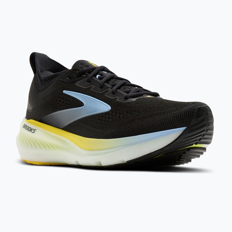 Кросівки для бігу чоловічі Brooks Glycerin 23 black/cyber yellow/nightlife