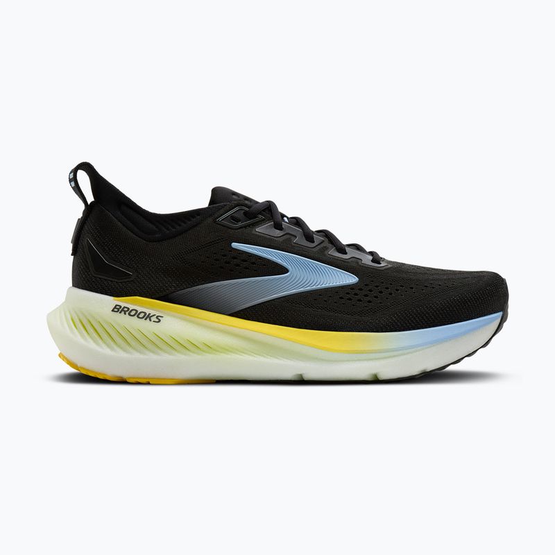 Кросівки для бігу чоловічі Brooks Glycerin 23 black/cyber yellow/nightlife 2