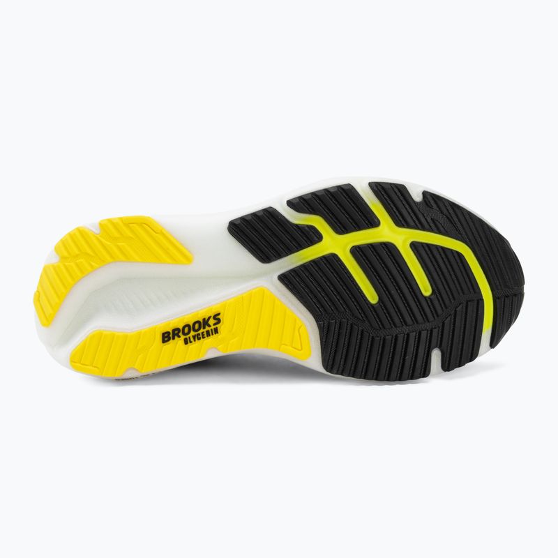 Кросівки для бігу чоловічі Brooks Glycerin 23 black/cyber yellow/nightlife 4