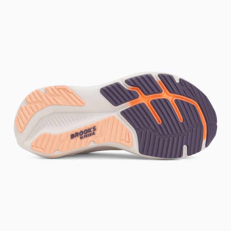 Кросівки для бігу жіночі Brooks Glycerin 23 white/mulled grape/clear 4