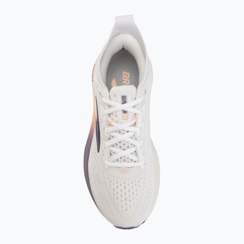 Кросівки для бігу жіночі Brooks Glycerin 23 white/mulled grape/clear 5