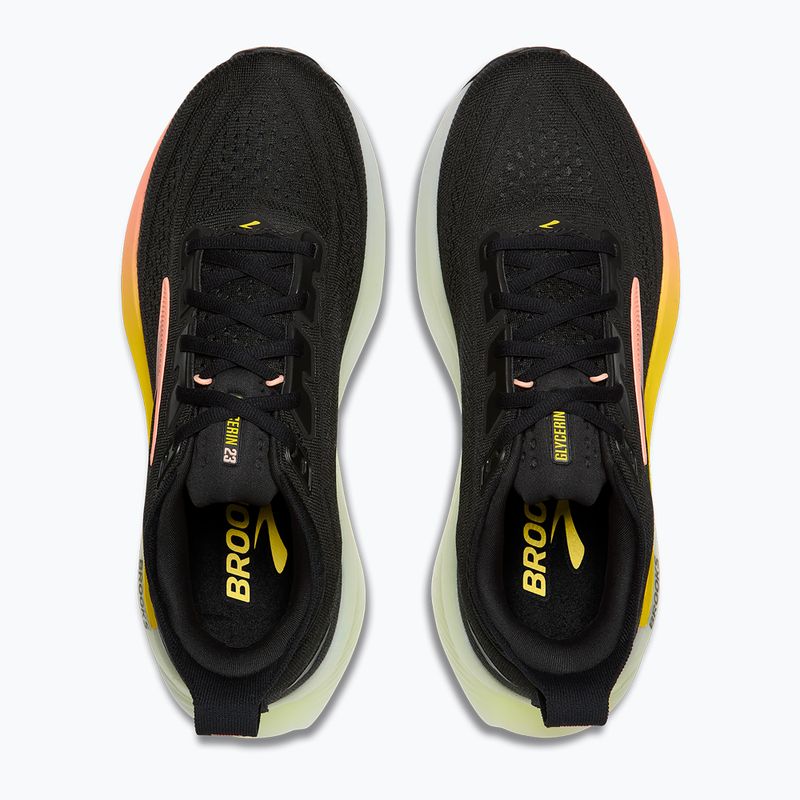 Кросівки для бігу жіночі Brooks Glycerin 23 black/peach/nightlife 5