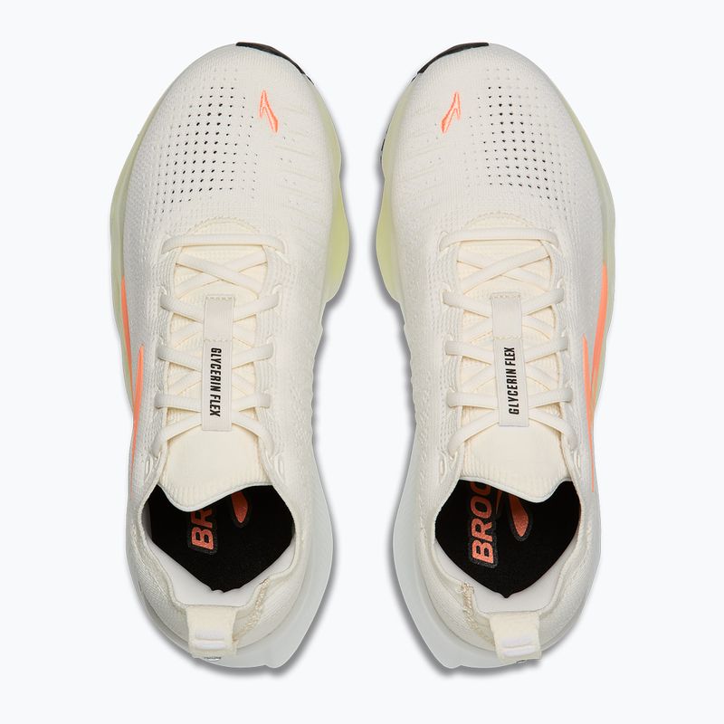 Кросівки для бігу жіночі Brooks Glycerin Flex white/peach/nightlife 5