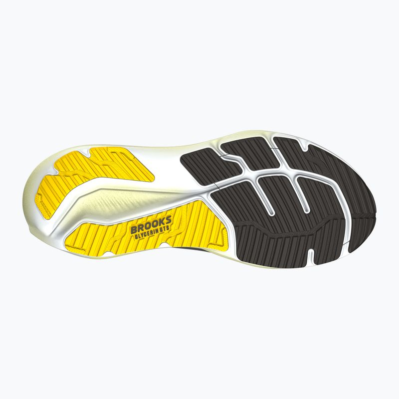 Кросівки для бігу чоловічі Brooks Glycerin GTS 23 black/cyber yellow/nightlife 4