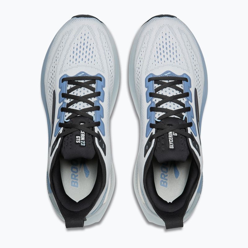Кросівки для бігу чоловічі Brooks Glycerin GTS 23 white/rain/baltic sea 5