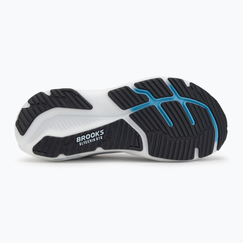 Кросівки для бігу чоловічі Brooks Glycerin GTS 23 white/rain/baltic sea 4