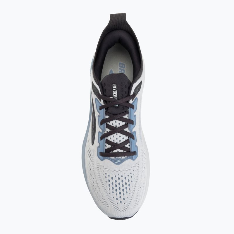 Кросівки для бігу чоловічі Brooks Glycerin GTS 23 white/rain/baltic sea 5