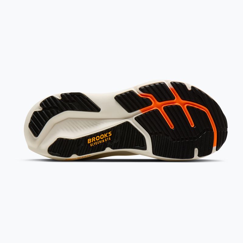Кросівки для бігу чоловічі Brooks Glycerin GTS 23 arctic wolf/angora/orange 4