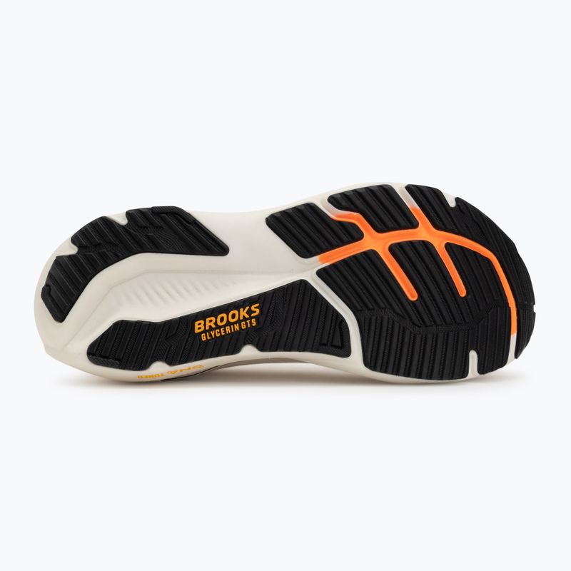 Кросівки для бігу чоловічі Brooks Glycerin GTS 23 arctic wolf/angora/orange 4