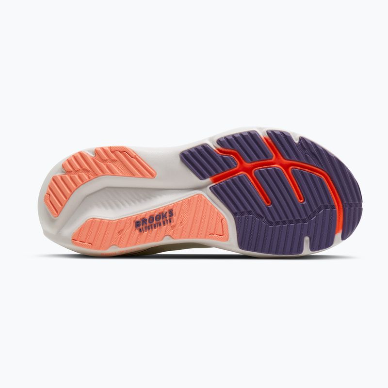 Кросівки для бігу жіночі Brooks Glycerin GTS 23 white/mulled grape/clear 4