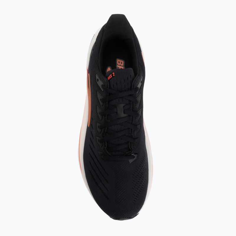 Кросівки для бігу чоловічі Brooks Glycerin Max 2 black/tigerlilly/orange 5