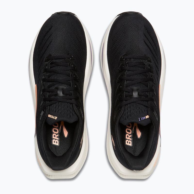 Кросівки для бігу жіночі Brooks Glycerin Max 2 black/peach/clear 5