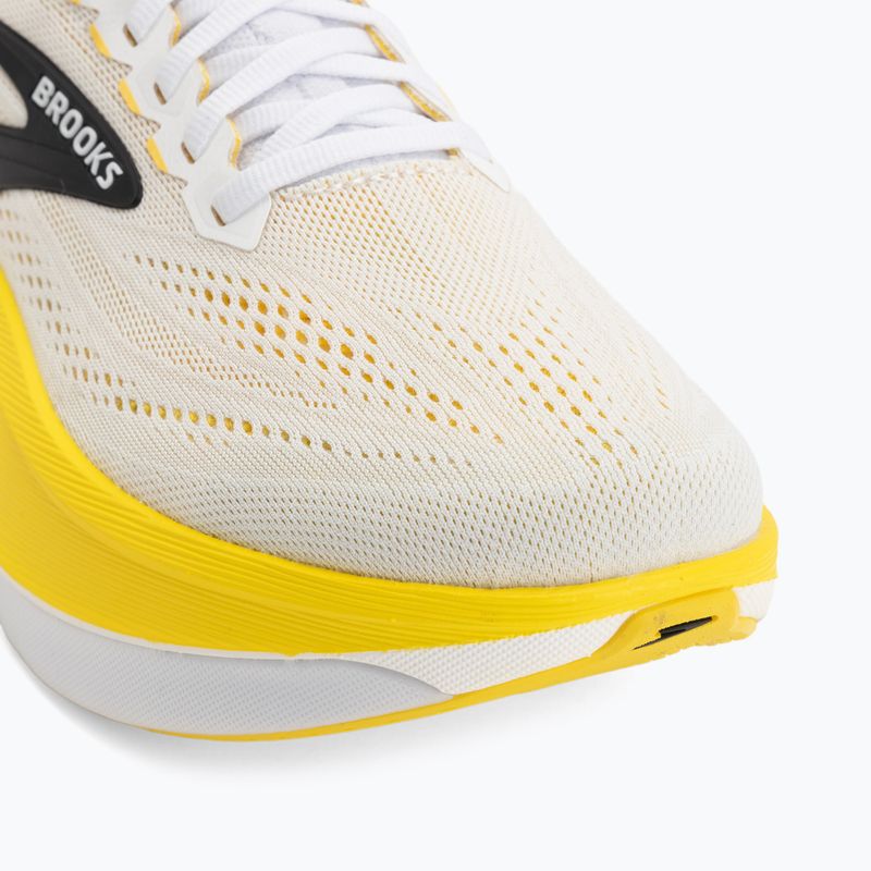 Кросівки для бігу чоловічі Brooks Hyperion Max 4 white/cyber yellow/black 7