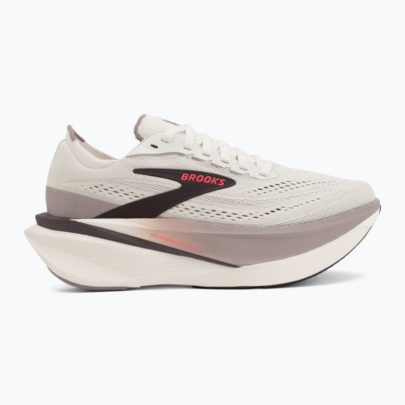 Кросівки для бігу жіночі Brooks Hyperion Max 4 coconut/raisin/pink 2