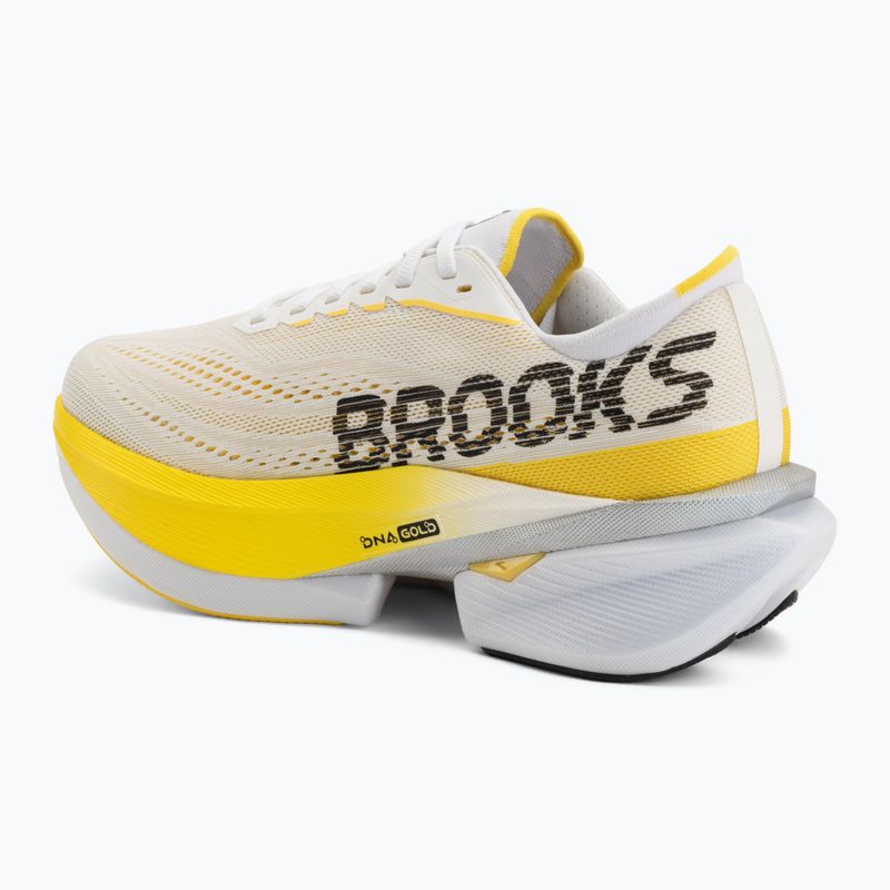 Кросівки для бігу жіночі Brooks Hyperion Max 4 white/cyber yellow/black 3