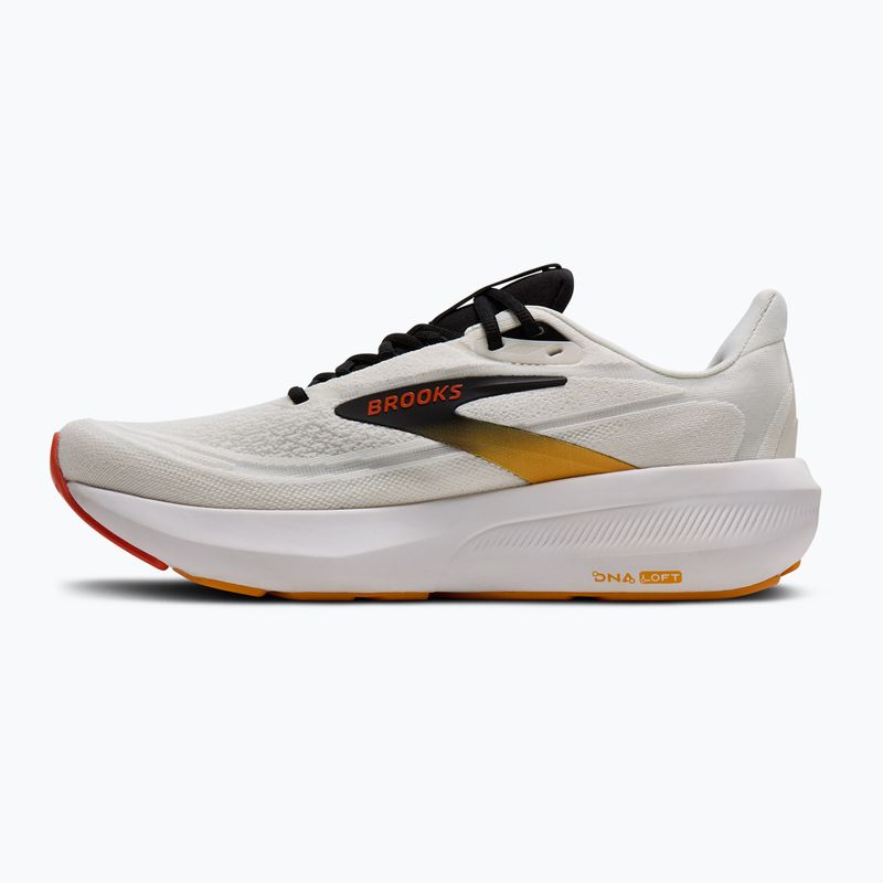 Кросівки для бігу чоловічі Brooks Revel 9 white/orange/black 3