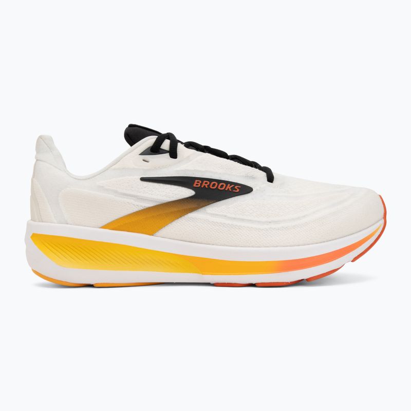 Кросівки для бігу чоловічі Brooks Revel 9 white/orange/black 2