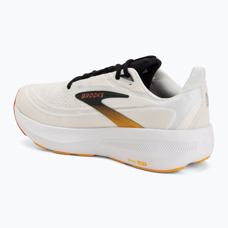 Кросівки для бігу чоловічі Brooks Revel 9 white/orange/black 3