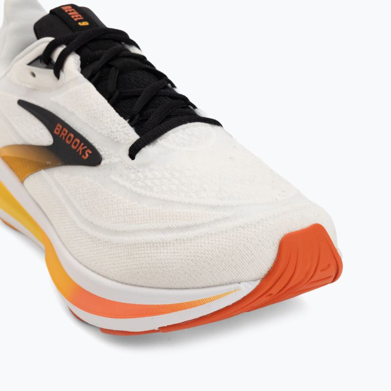 Кросівки для бігу чоловічі Brooks Revel 9 white/orange/black 7