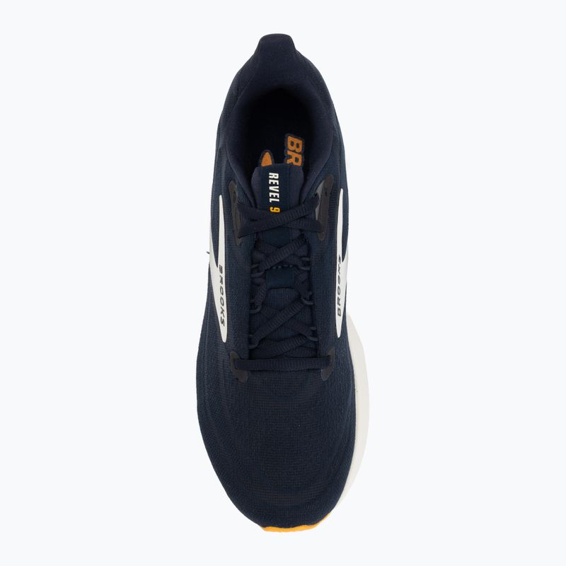 Кросівки для бігу чоловічі Brooks Revel 9 navy/navy/orange 5