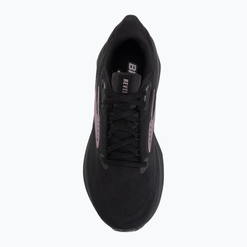 Кросівки для бігу жіночі Brooks Revel 9 black/black/rose gold 5