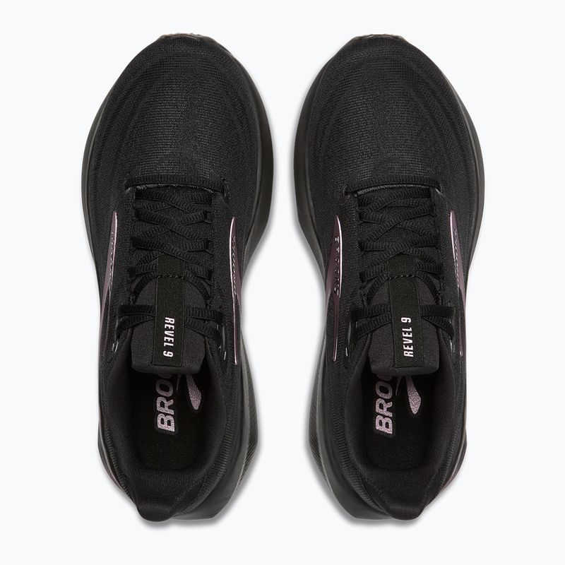 Кросівки для бігу жіночі Brooks Revel 9 black/black/rose gold 5