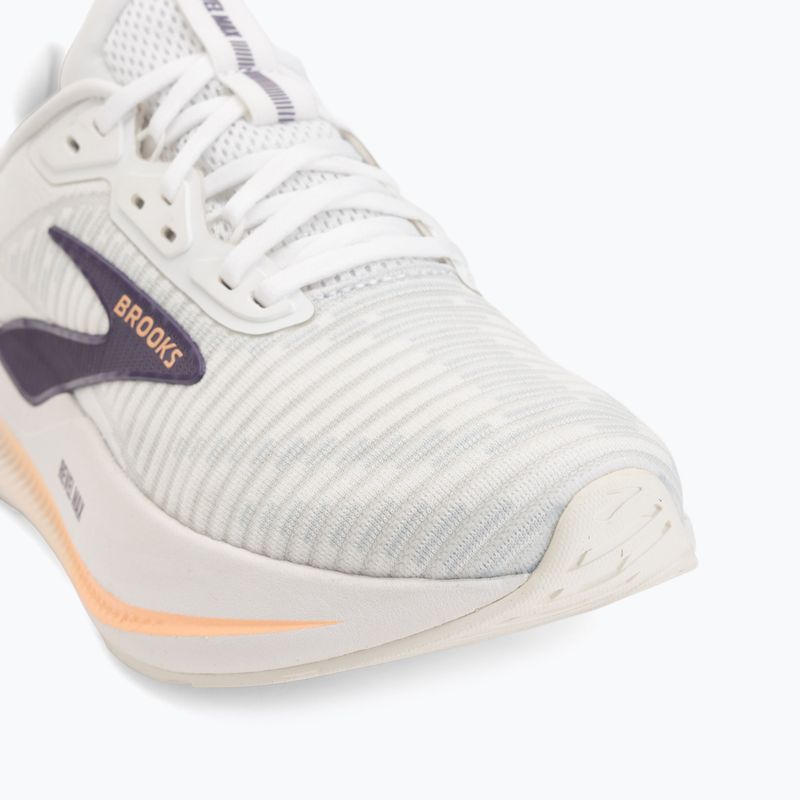 Кросівки для бігу жіночі Brooks Revel Max brightwhite/mulledgrape/peach 7