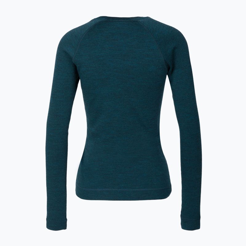 Жіноча термоактивна кофта Smartwool Merino 250 Baselayer Crew Boxed twilight blue heather 2