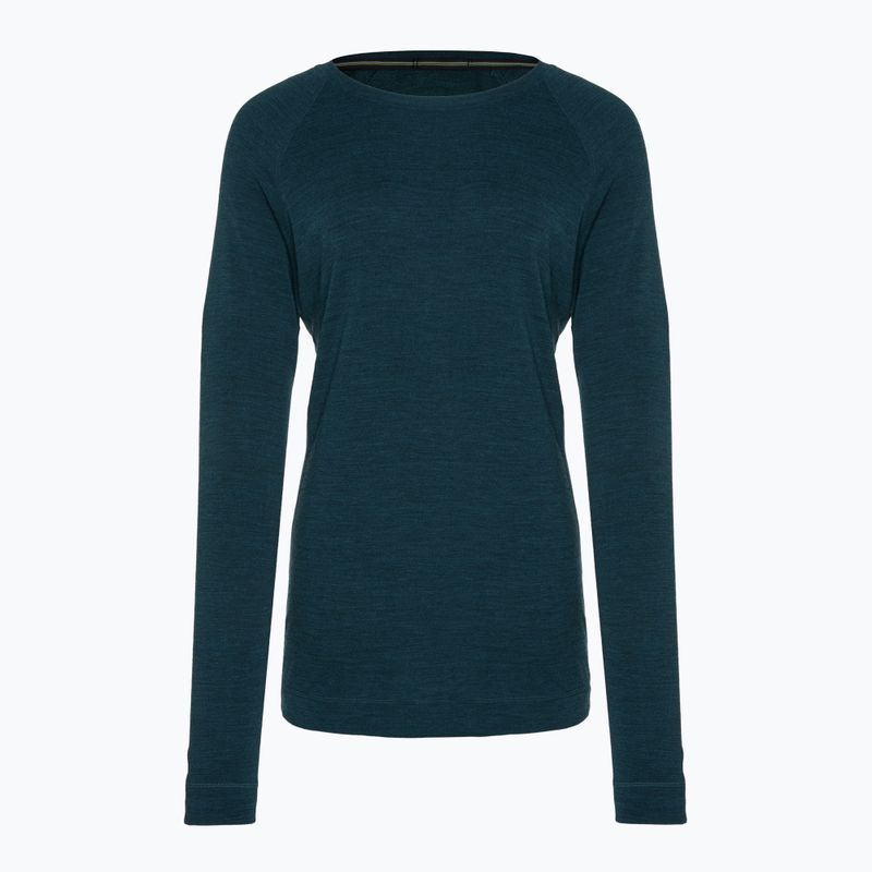 Лонгслів термічний жіночий Smartwool Merino 250 Baselayer Crew Boxed twilight blue heather