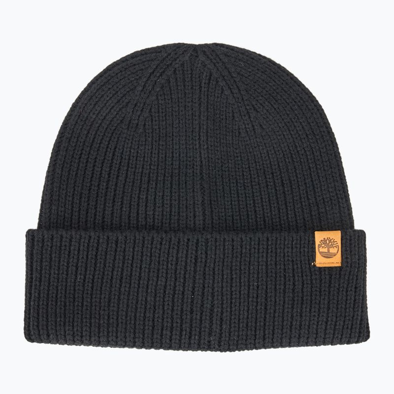 Шапка зимова Timberland Fisherman Beanie black