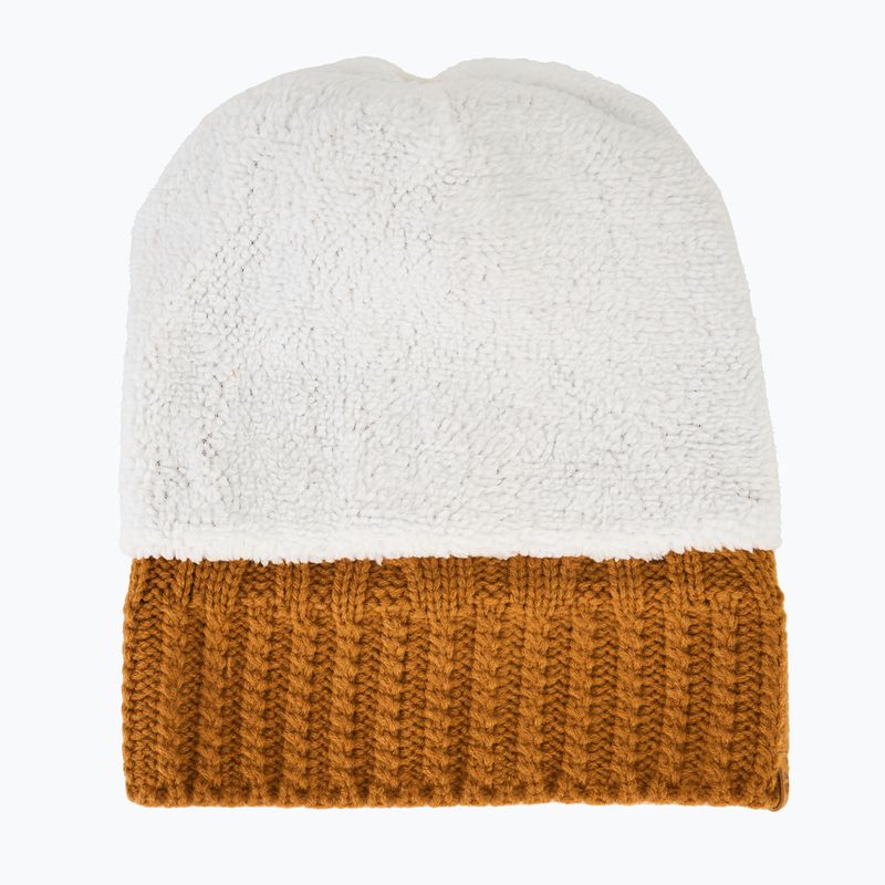 Шапка зимова жіноча Timberland Cable Premium Pom Beanie wheat 4