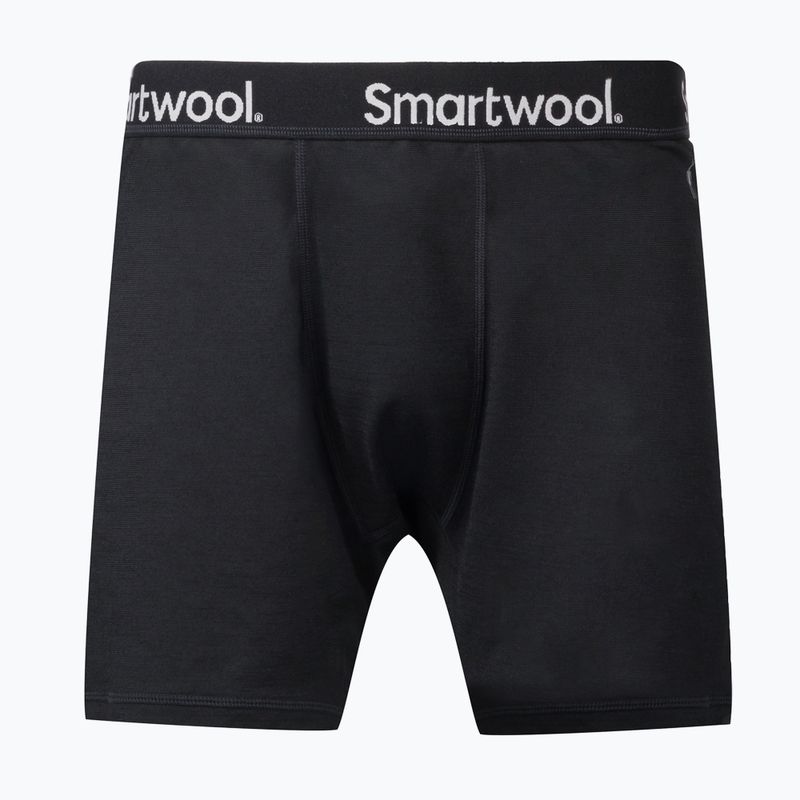 Боксери термоактивні чоловічі Smartwool Merino Sport 150 Boxer Brief Boxed чорні 17342-001-S