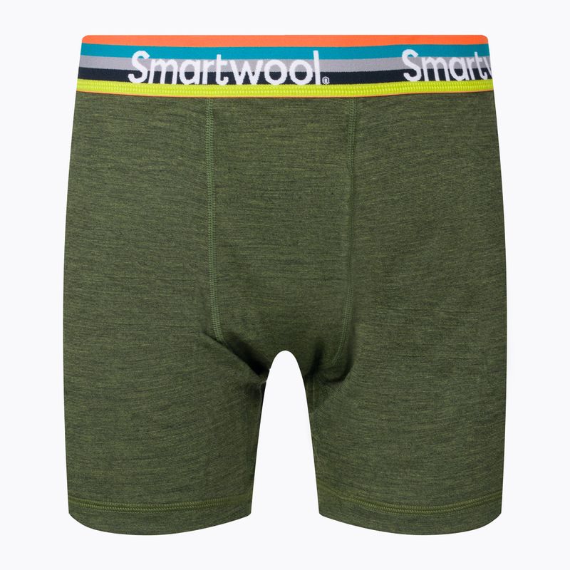 Термобоксери чоловічі Smartwool Merino Sport 150 Boxer Brief Boxed зелені SW017342B45