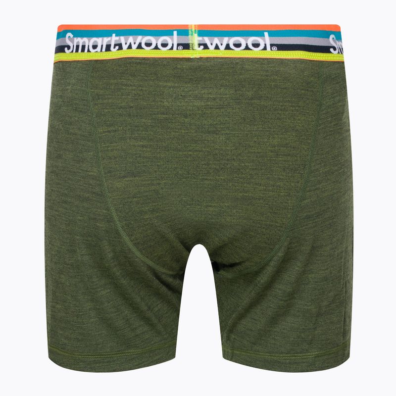 Термобоксери чоловічі Smartwool Merino Sport 150 Boxer Brief Boxed зелені SW017342B45 2