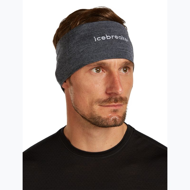 Пов'язка на голову Icebreaker Merino 200 Oasis Headband jet heather 4