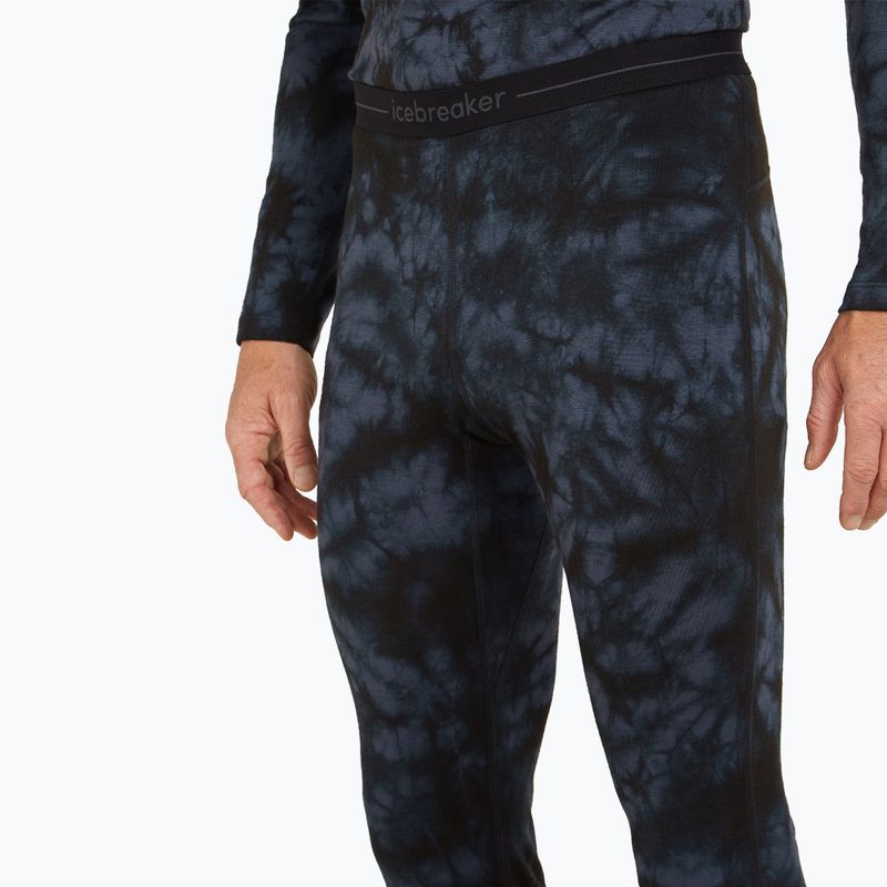 Штани термічні чоловічі icebreaker Merino 200 Oasis Leggings Cloud Dye graphite/black 5